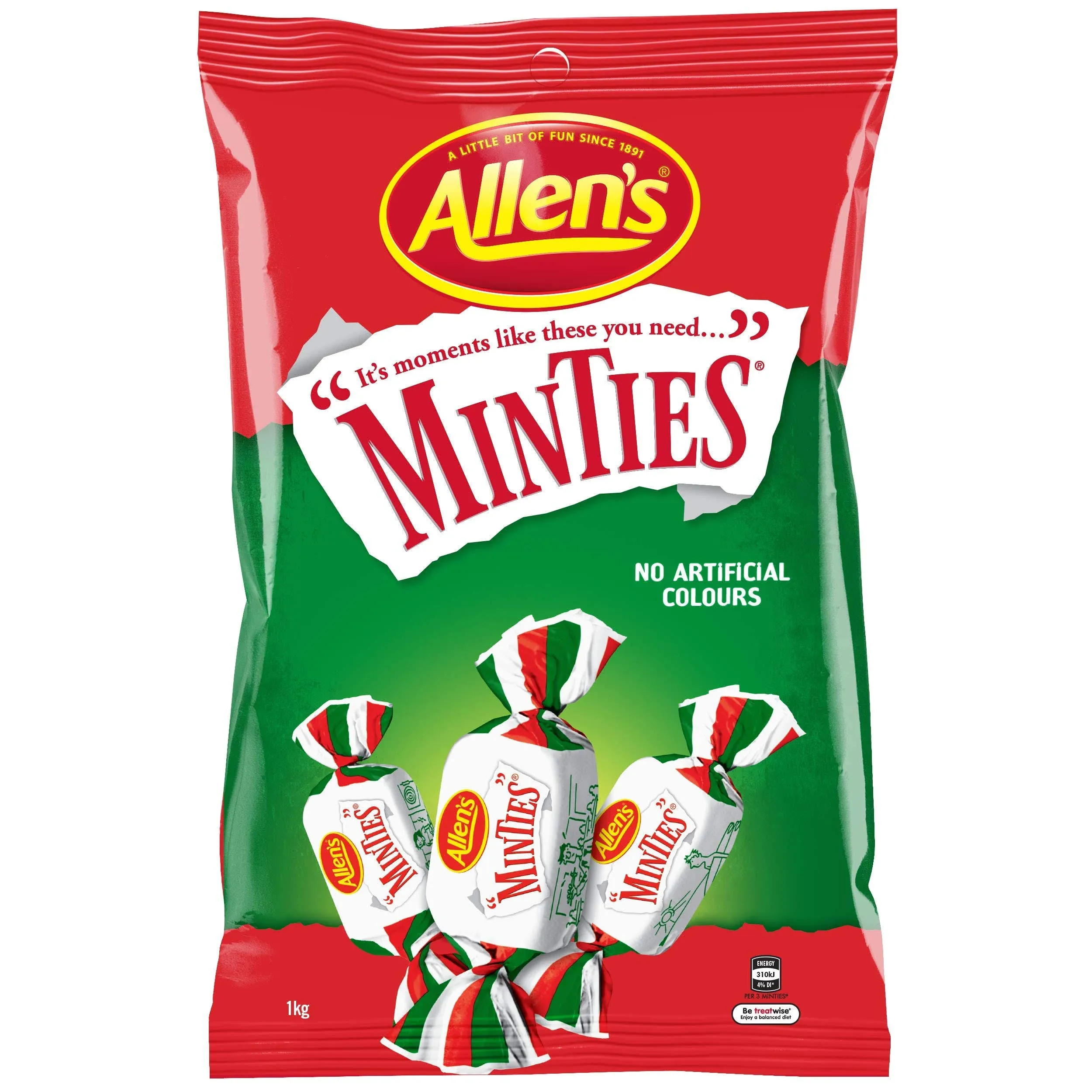 Allens Minties Lollies 1kg