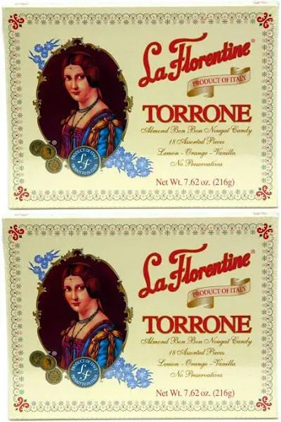 La Florentine Torrone 18 PC Assortment Box, Pack of 2