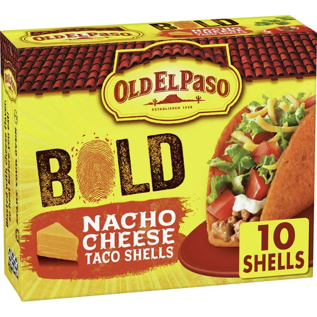 Old El Paso Stand 'N Stuff Bold Nacho Cheese Flavored Taco Dinner Kit