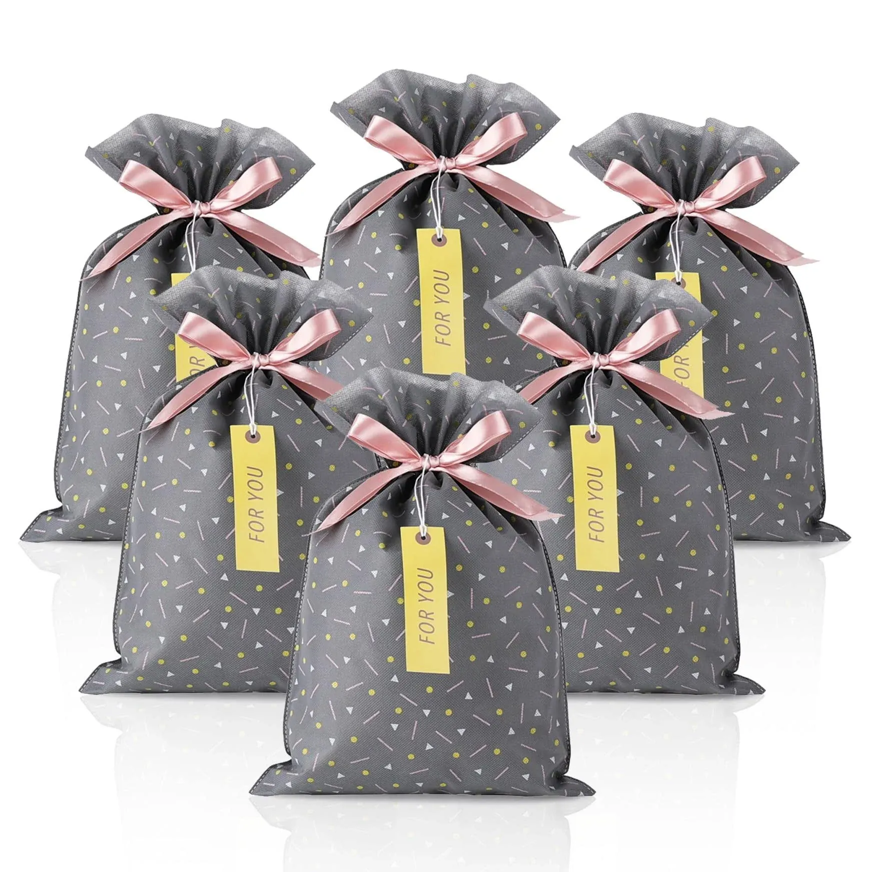 Yatinbos Fabric Gift Wrap Bags