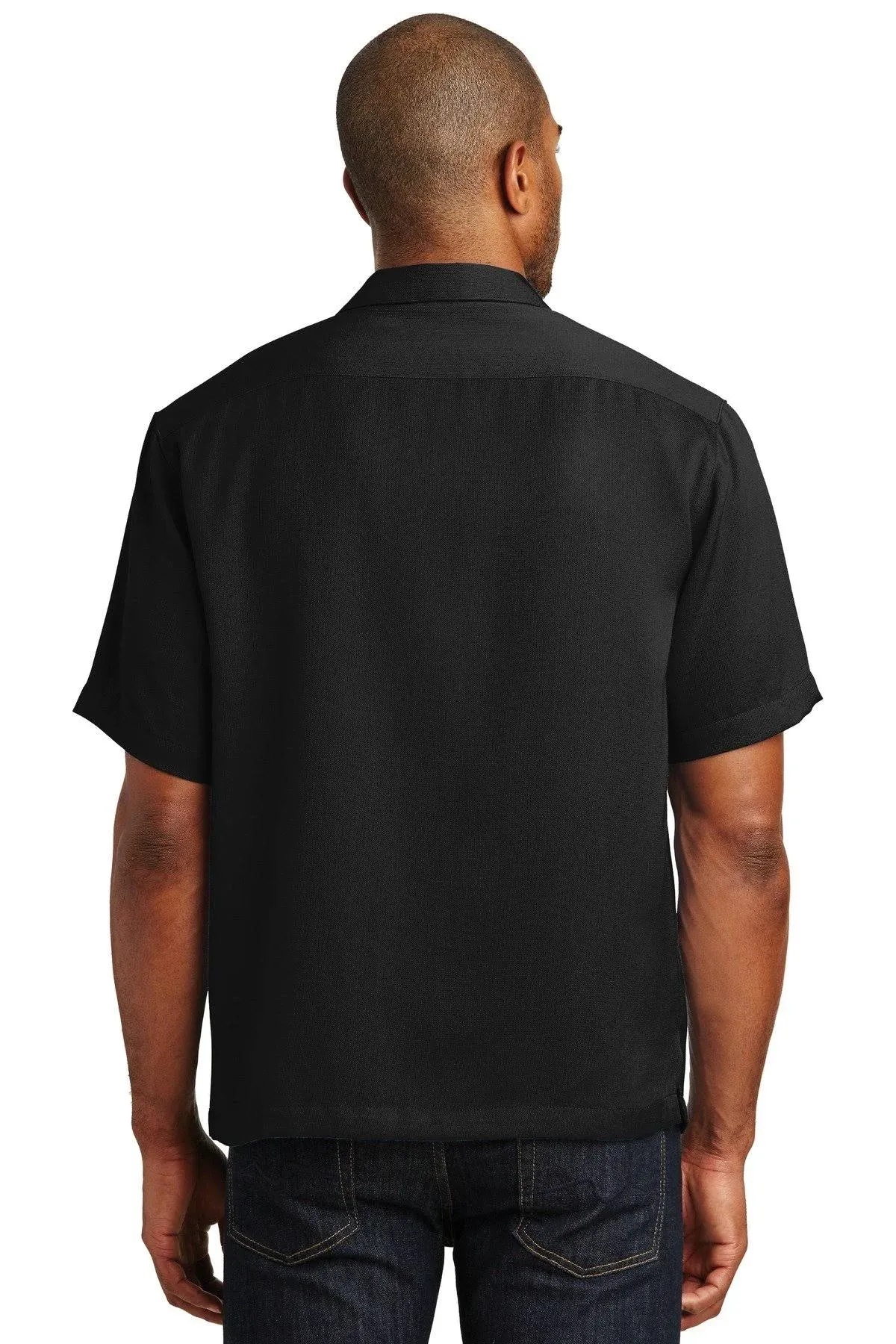 Port Authority S535 Easy Care Camp Shirt - Black - L