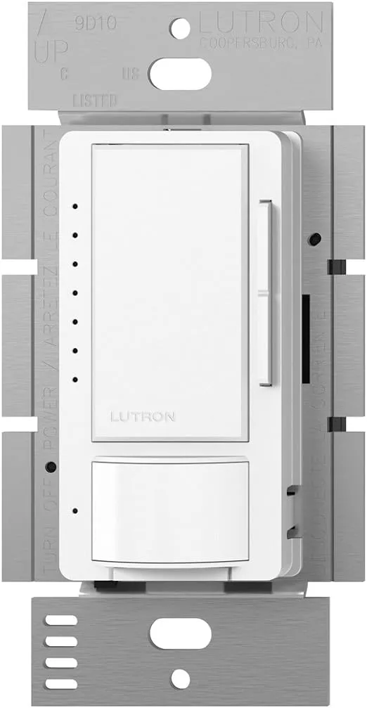 Lutron MSCL-VP153M-SW Maestro Vacancy Sensor CL Dimmer Snow