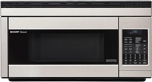 Sharp R1874T 1.1 Cu. ft. Stainless Steel Over-the-Range Microwave - Convection