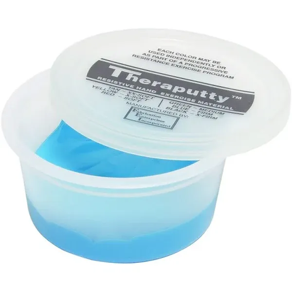 CanDo Theraputty Exercise Putty 2 oz Blue Firm