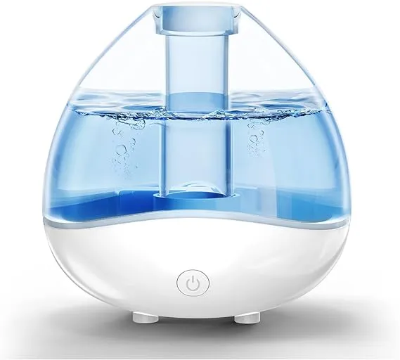 Riofxqin Humidifiers for Bedroom, 1.5L Ultrasonic Cool Mist for... 