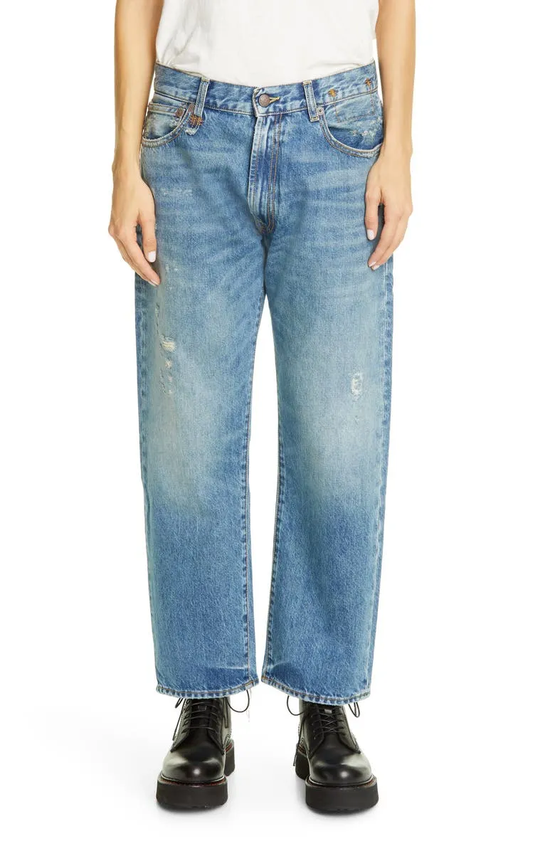 R13 Blue Boyfriend Jeans