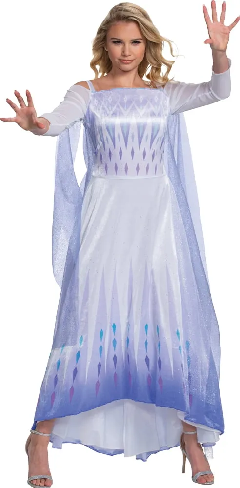 Disguise Women's Disney Frozen II Elsa Deluxe Costume