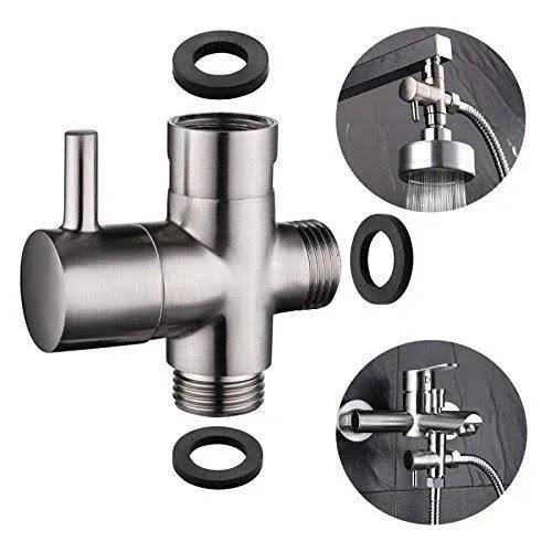 Ciencia G1/2" Bathroom Angle Valve for Solid Brass 3-Way Shower Arm Diverter DSF007NA