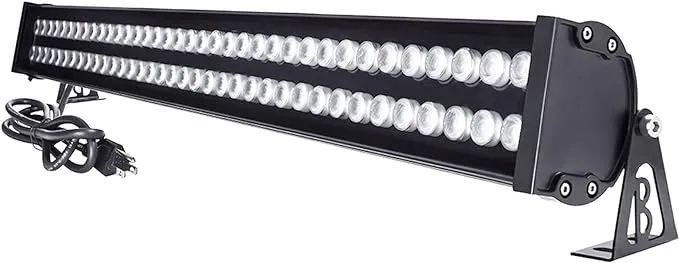 YRXC 72W LED Wall Washer Lights 3.2ft/40" 120V IP65 Waterproof Linear LED Light Bar Warm White 3000K Walls Trees Billboards