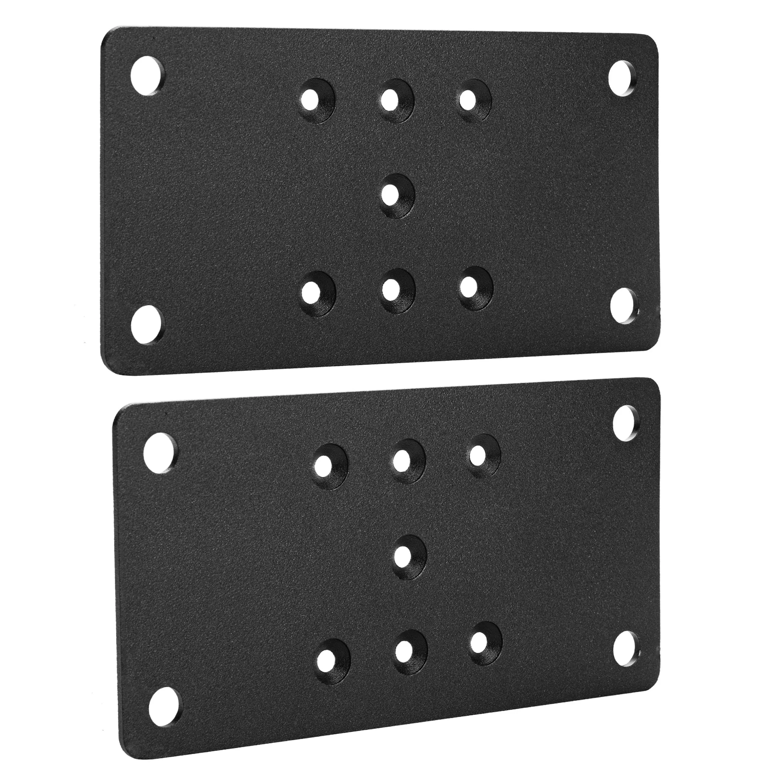 4x4 Post Anchor Plates (2 pcs)- Perfect for Deck Railing, Wood Fence, Post Base Bracket, Fence Post Anchor, and mailbox post anchor.