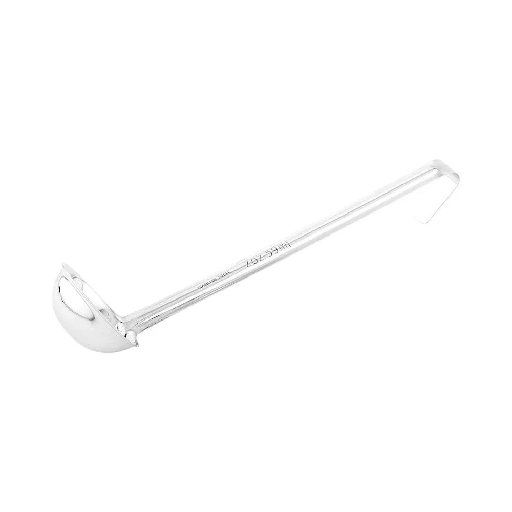 Met Lux 8 oz Stainless Steel Serving Ladle - One-Piece - 1 Count Box, Silver