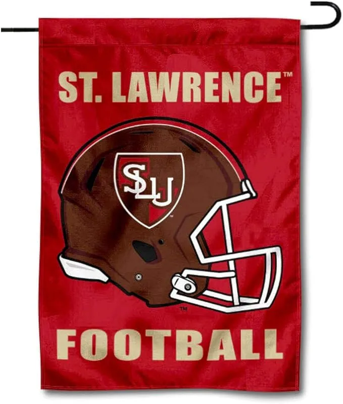 St. Lawrence Saints Football Helmet Garden Flag and Yard Banner