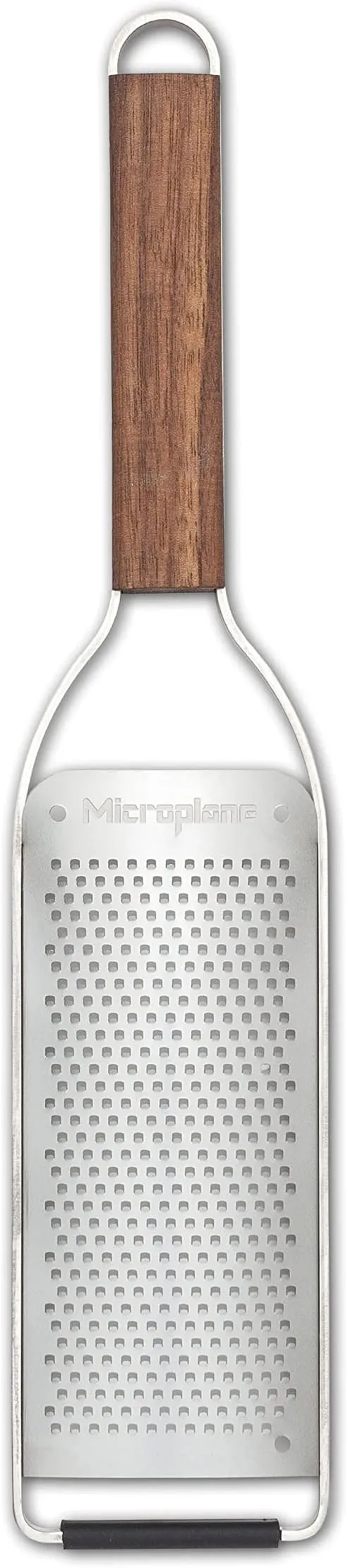 Microplane Master Series Wood Handle Stainless Steel Frame Fine Blade Cheese Grater