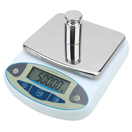 Digital Weighing Scale, 5000g 0.01g 100-240V Digital Precision Scale Lab, US