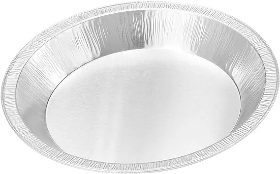 KitchenDance Disposable Aluminum Foil Pans - 9 Inches Round Oven Safe Aluminum Foil Baking Pan, Heavy Duty Aluminum Foil Pans Perfect for Baking, Cooking, and Preparing Food, #922, Pack of 10