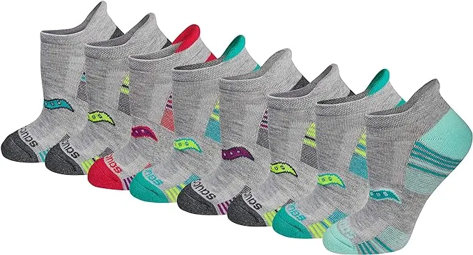 Saucony Women's Multipack Performance Heel Tab Athletic Socks