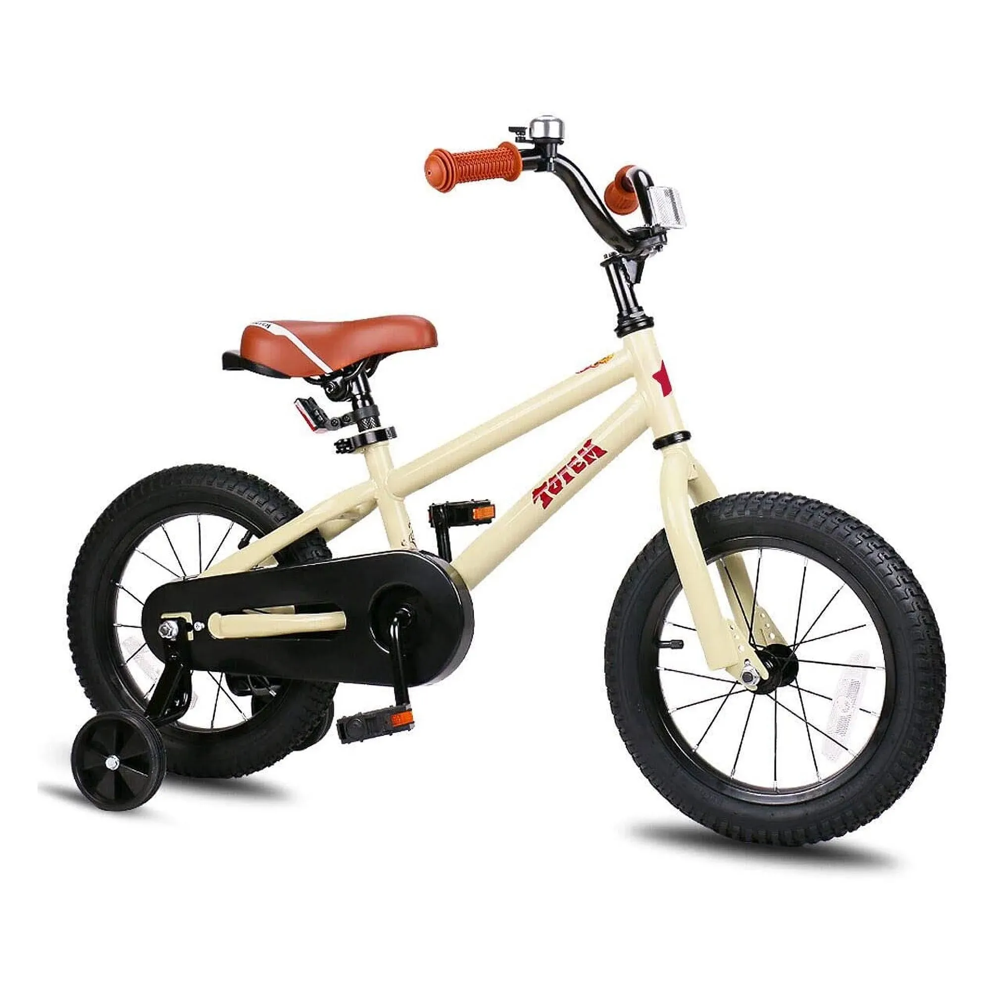 JOYSTAR Totem Series Ride-On Kids Bike Bicycle with Coaster Braking, Training Wheels and Kickstand