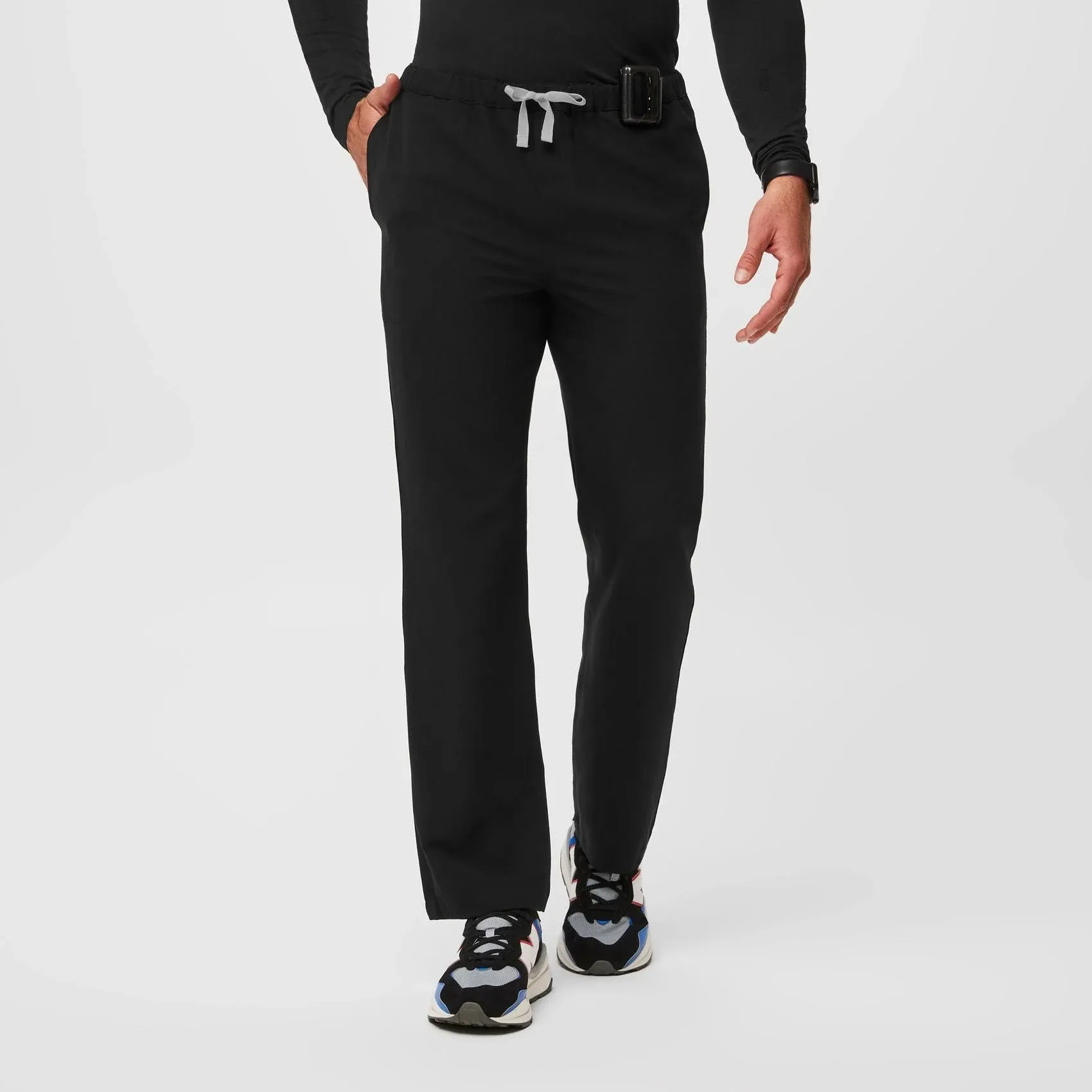 Figs Mens Black Pisco - Basic Scrub Pants