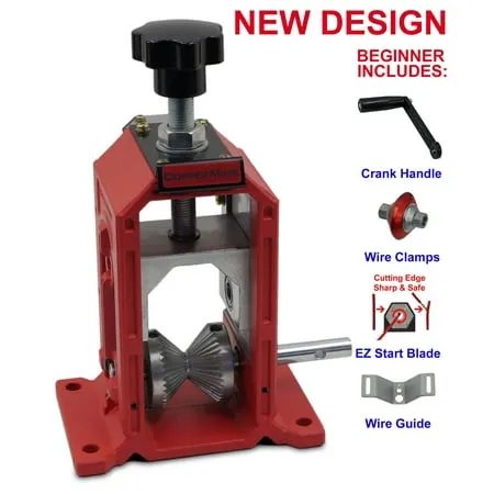 CopperMine Authentic Manual Cable Wire Stripping Machine Copper Wire Stripper Hand Crank & Drill Operated