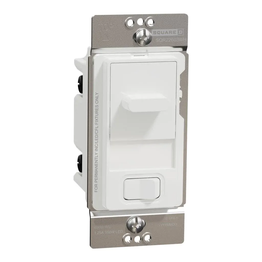 Square D x Series Single-Pole/3-Way LED Slide Light Dimmer