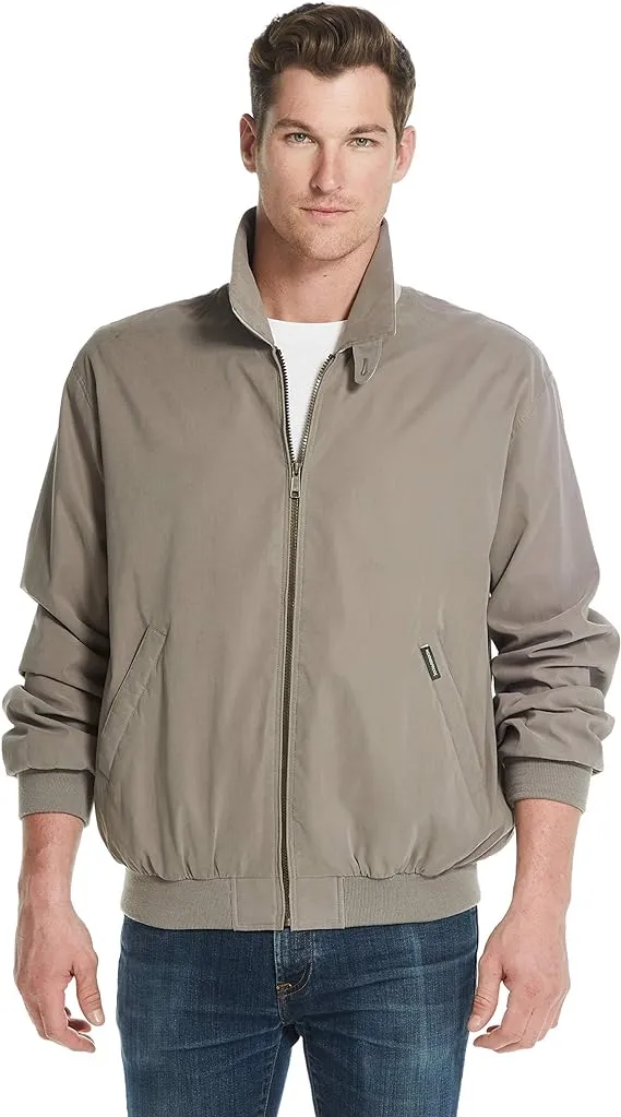 Weatherproof Men's Golf Jacket - Lightweight Windbreaker, Water-Resistant Microfiber Shell, Perfect for Golf & Casual Wear