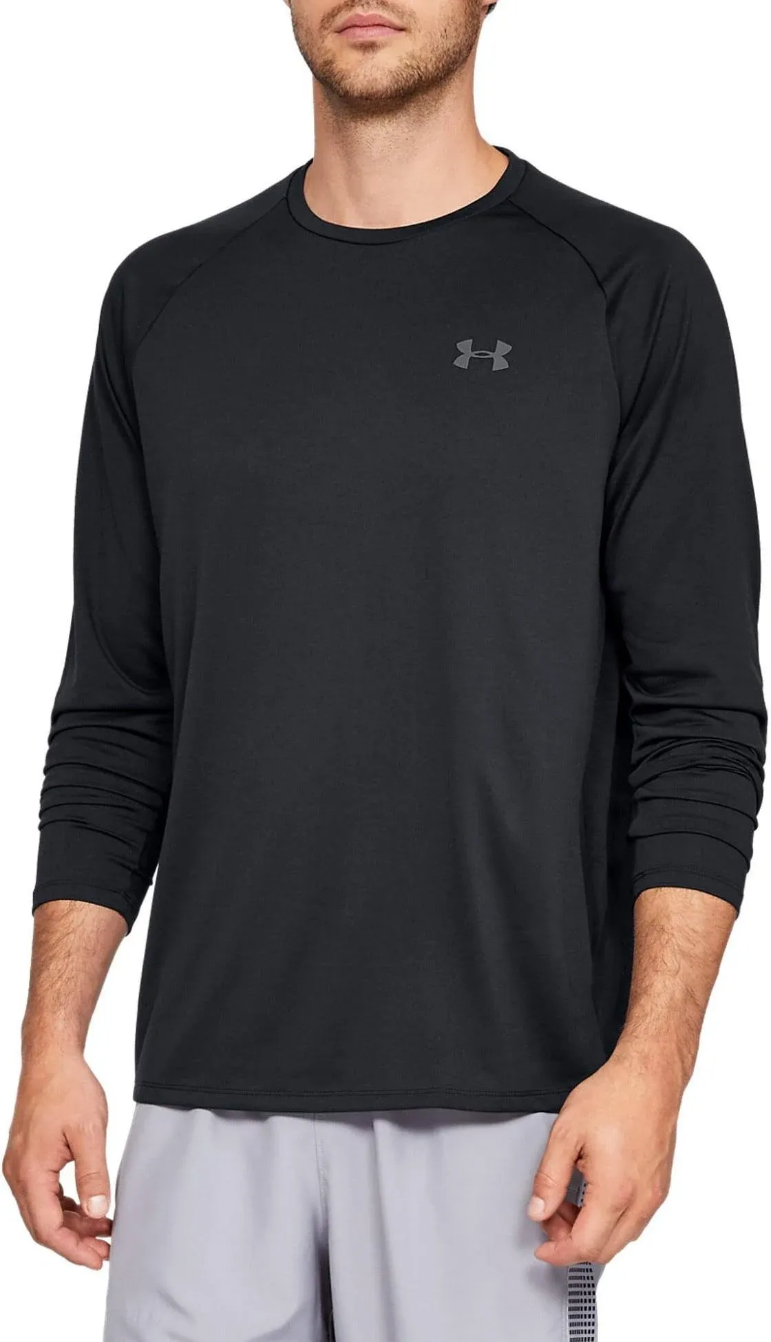 Under Armour Men's Black UA Tech 2.0 Long Sleeve Tee