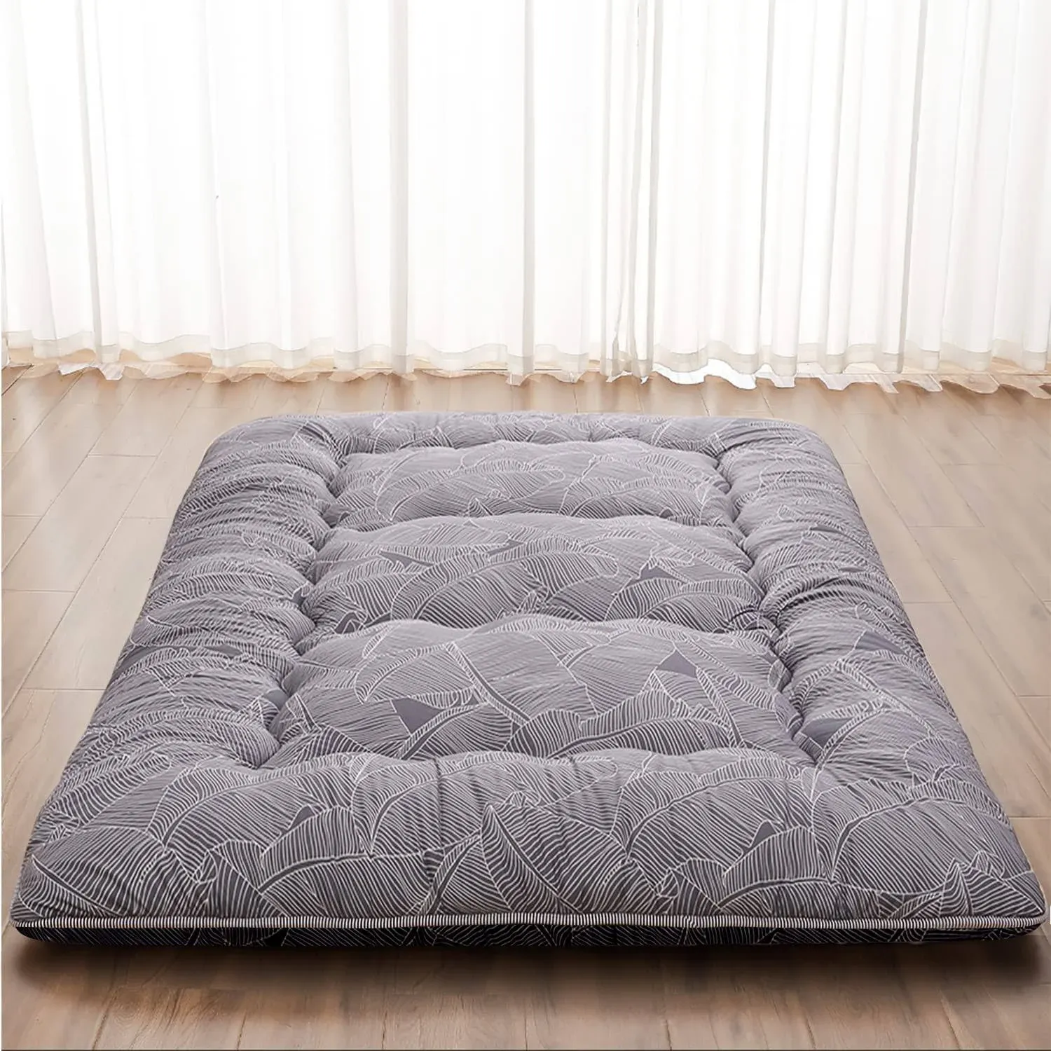 XICIKIN Japanese Floor Mattress, Japanese Futon Mattress Foldable Mattress, Roll ...