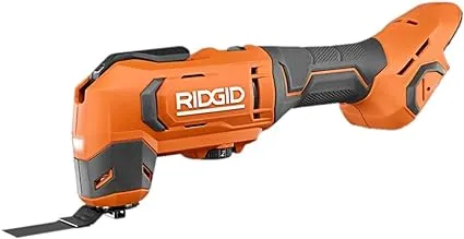 Ridgid 18V Cordless Oscillating Multi-Tool (Tool Only) 20,000 Oscillations per Minute, Orange