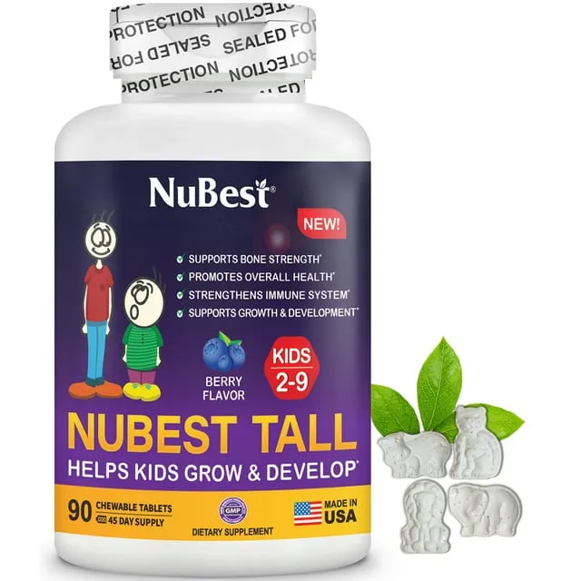 NuBest, Tall, Kids 2-9, Berry