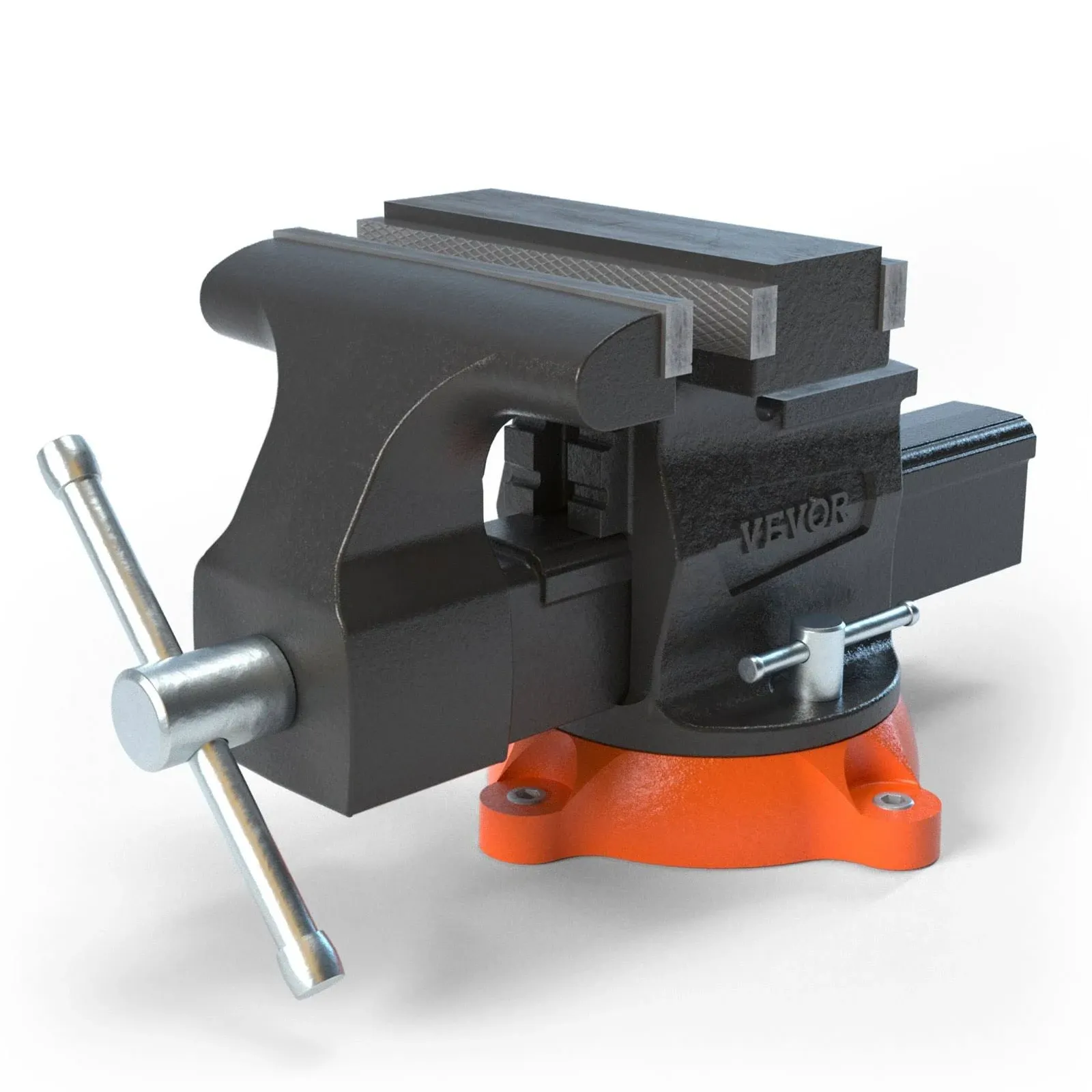  Bench Vise, 6.5&#034; Width 6.5&#034; Forward &amp;9.3&#034; Reverse Opening, 360 6.5 Inch Jaw