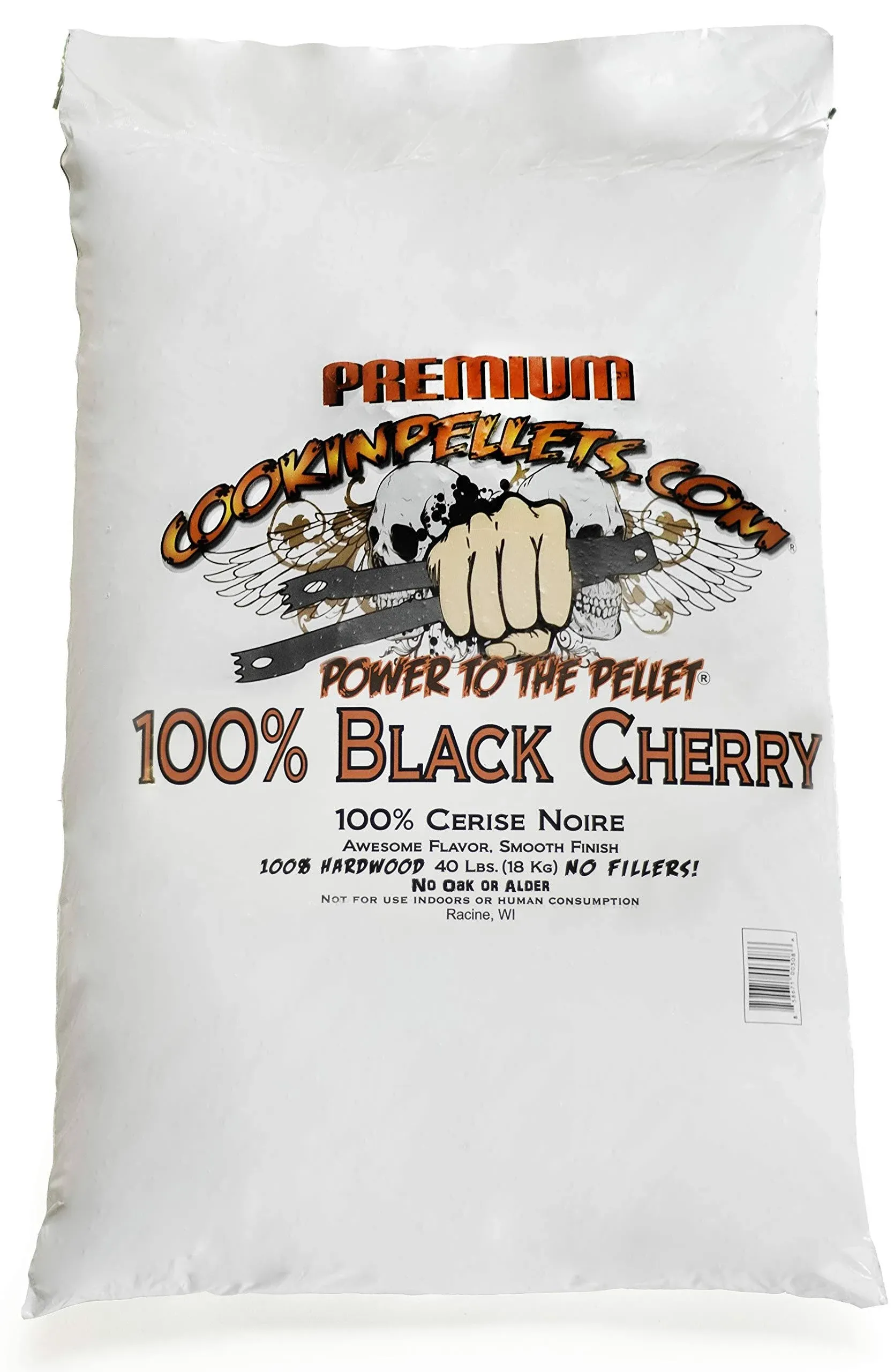 CookinPellets Perfect Mix Wood Pellets and Black Cherry Wood Pellets, 40 Lb Bags