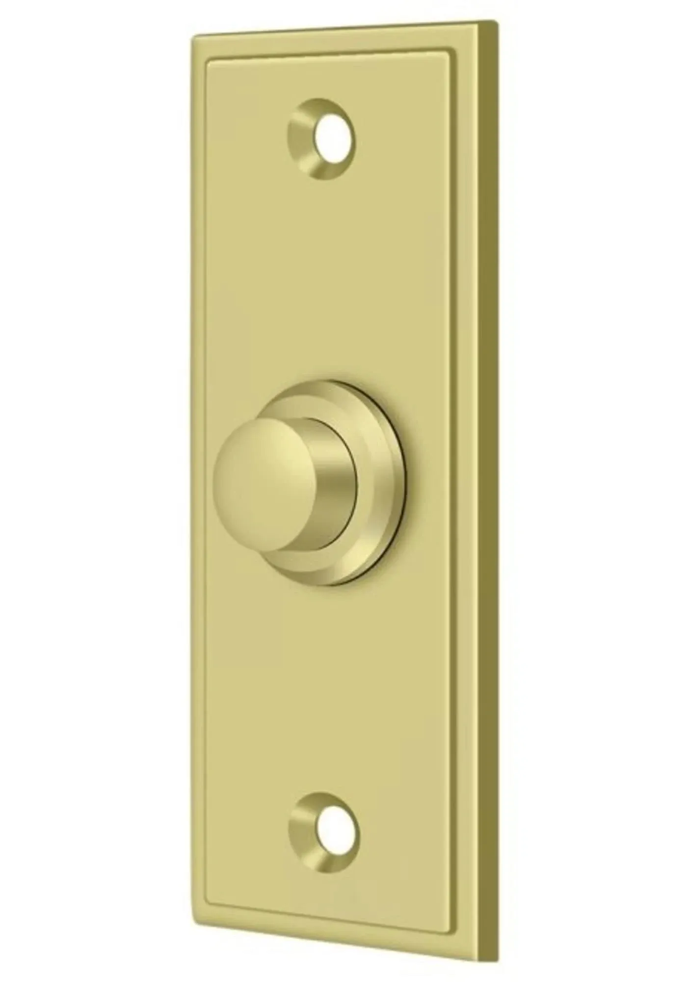 Deltana BBS333U10B Bell Button, Rectangular Contemporary - Oil Rubbed Bronze