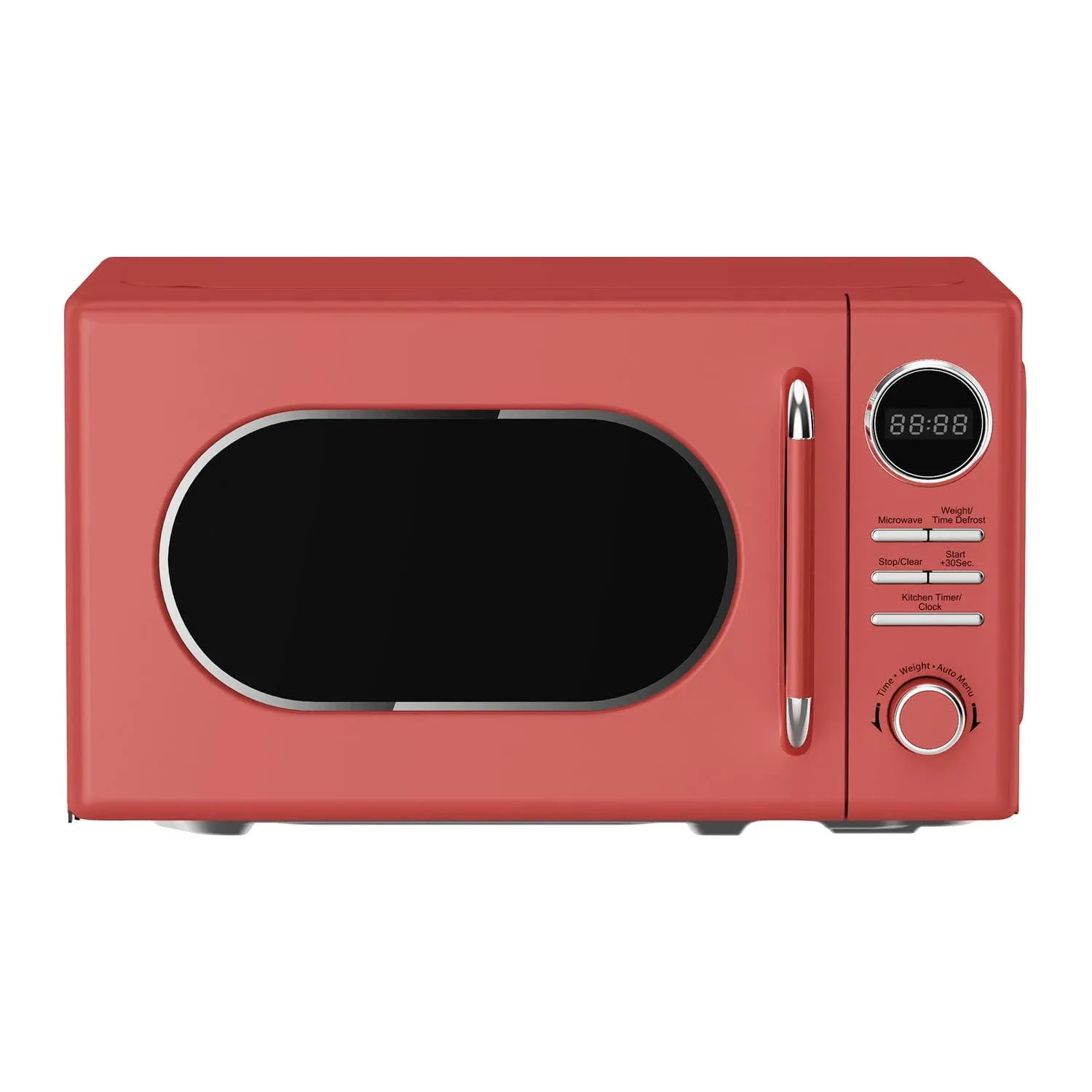 0.7 cu. ft . Retro Countertop Microwave in Red