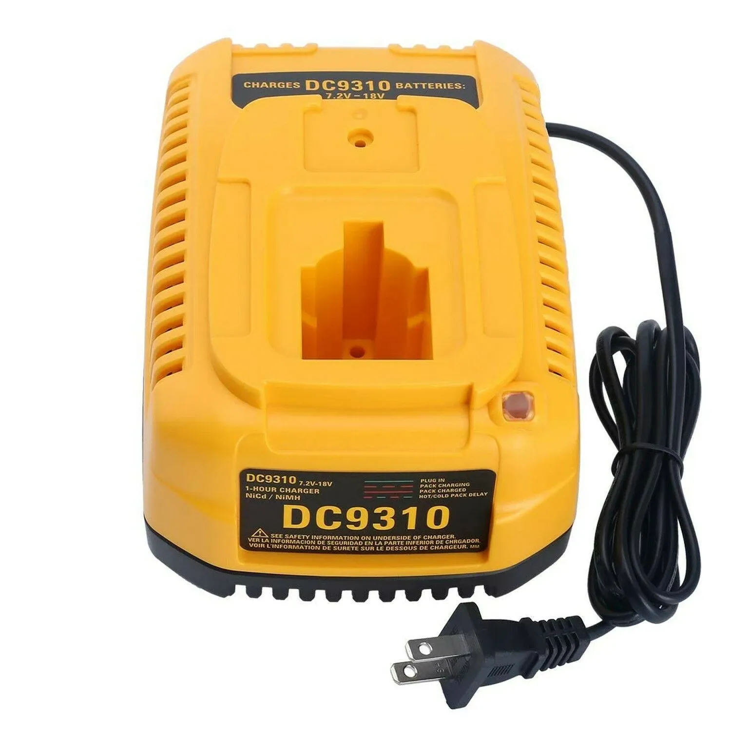 Energup DC9310 Fast Battery Charger for Dewalt 7.2V-18V XRP NI-CD NI-MH Battery DC9096 DC9098 DC9099 DC9091 DC9071 DE9057 DW9096 DW9094 DW9072