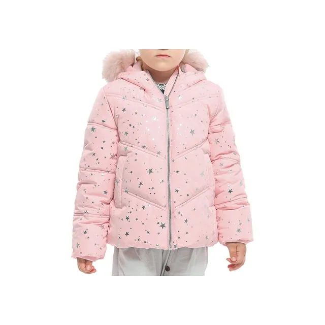 Rokka&Rolla Girls' Heavyweight Puffer Jacket Bubble Coat