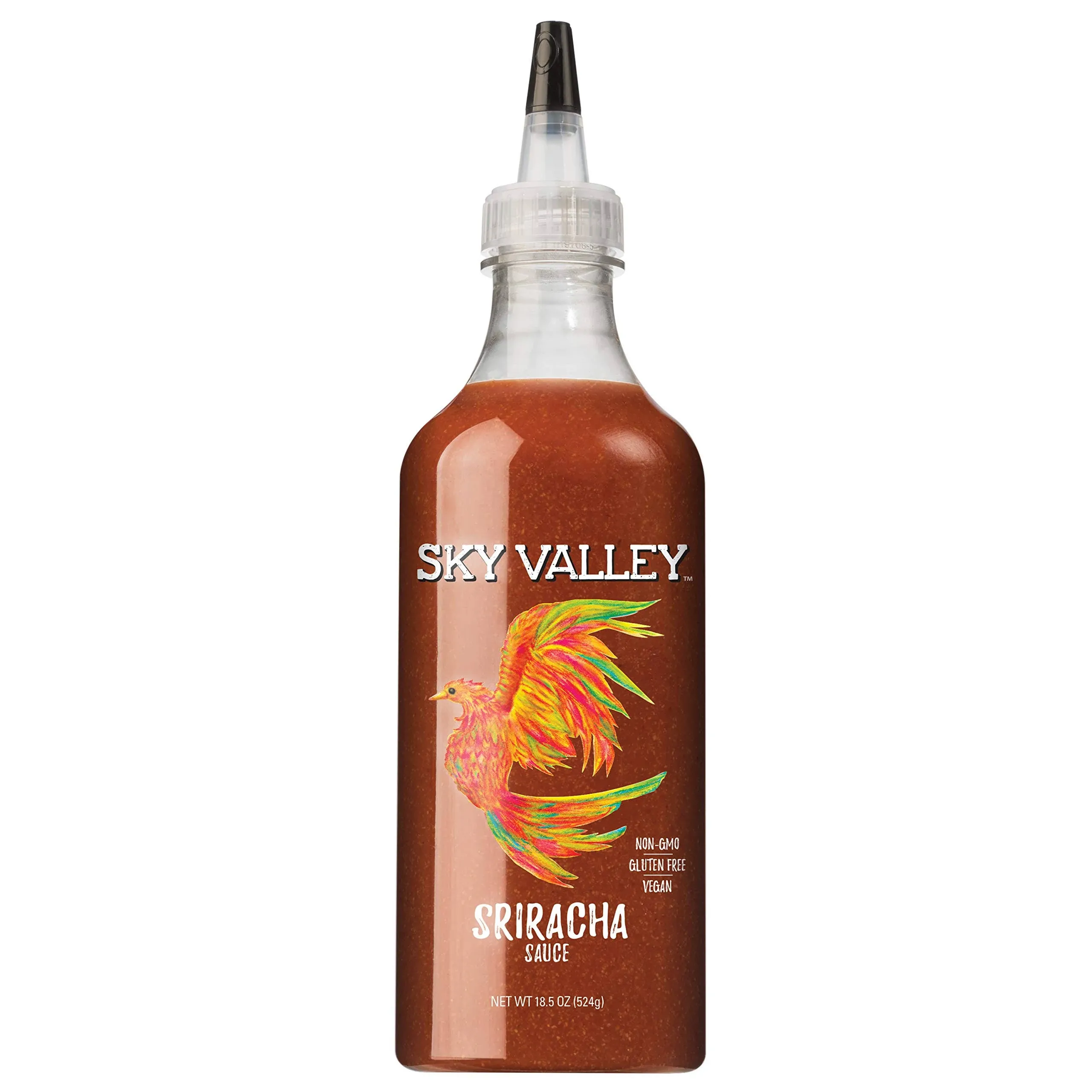 Sky Valley Sriracha Sauce, Hot - 18.5 oz