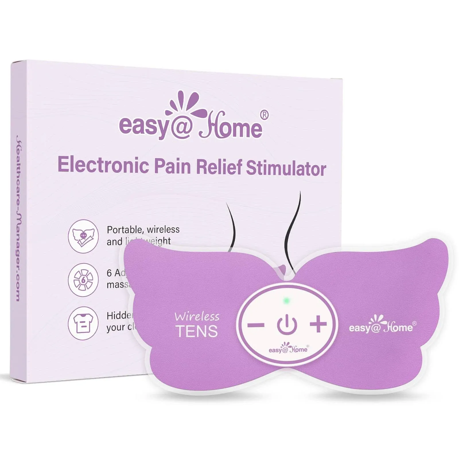 Easy@Home Electronic Pain Relief Stimulator: TENS Unit Wireless Muscle... 