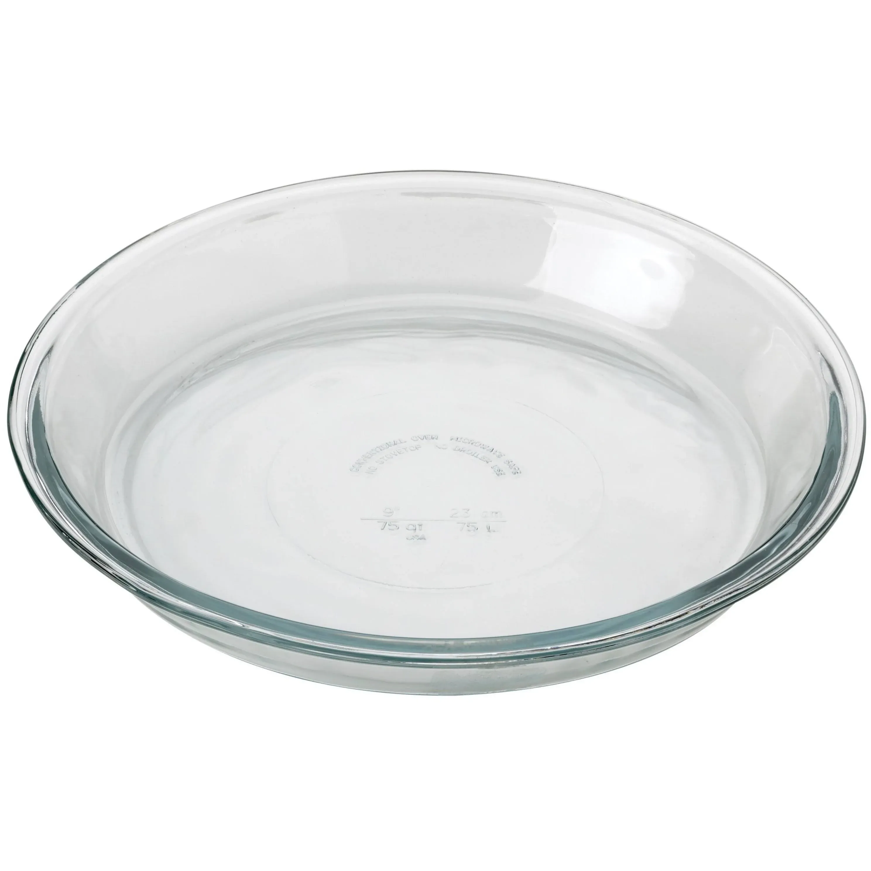 Anchor Hocking Glass Pie Plate, 9-Inch (Pack of 2)