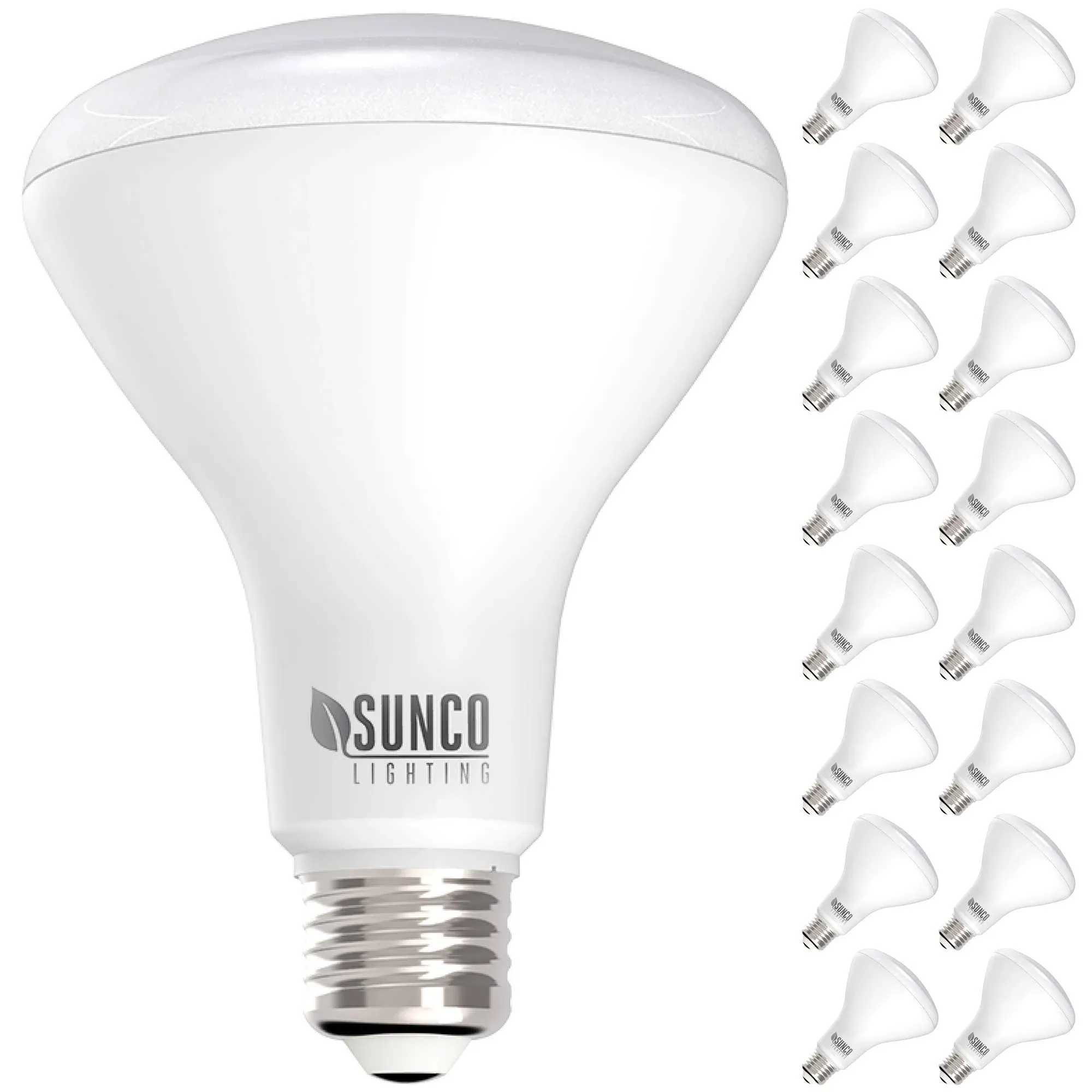 Sunco Lighting Sunco 16 Pack BR30 LED Bulbs Indoor Flood Lights 11W Equivalent 65W, 2700K Soft White, 850 lm, E26 Base, 25,000 Lifetime Hours,