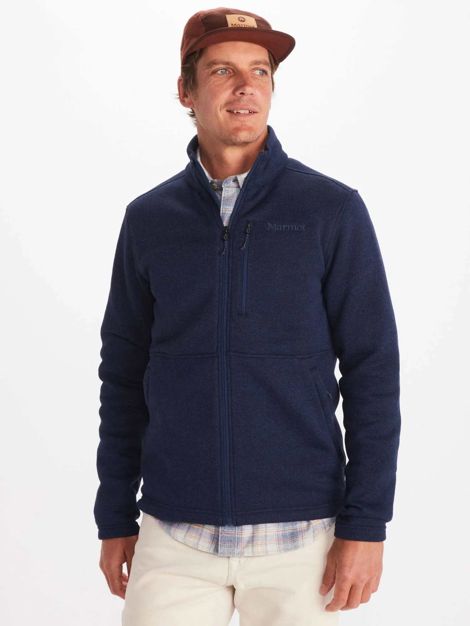 Men's Drop Line Full Zip Sweater Fleece Jacket
      
          Men's Drop Line Full Zip Sweater Fleece Jacket