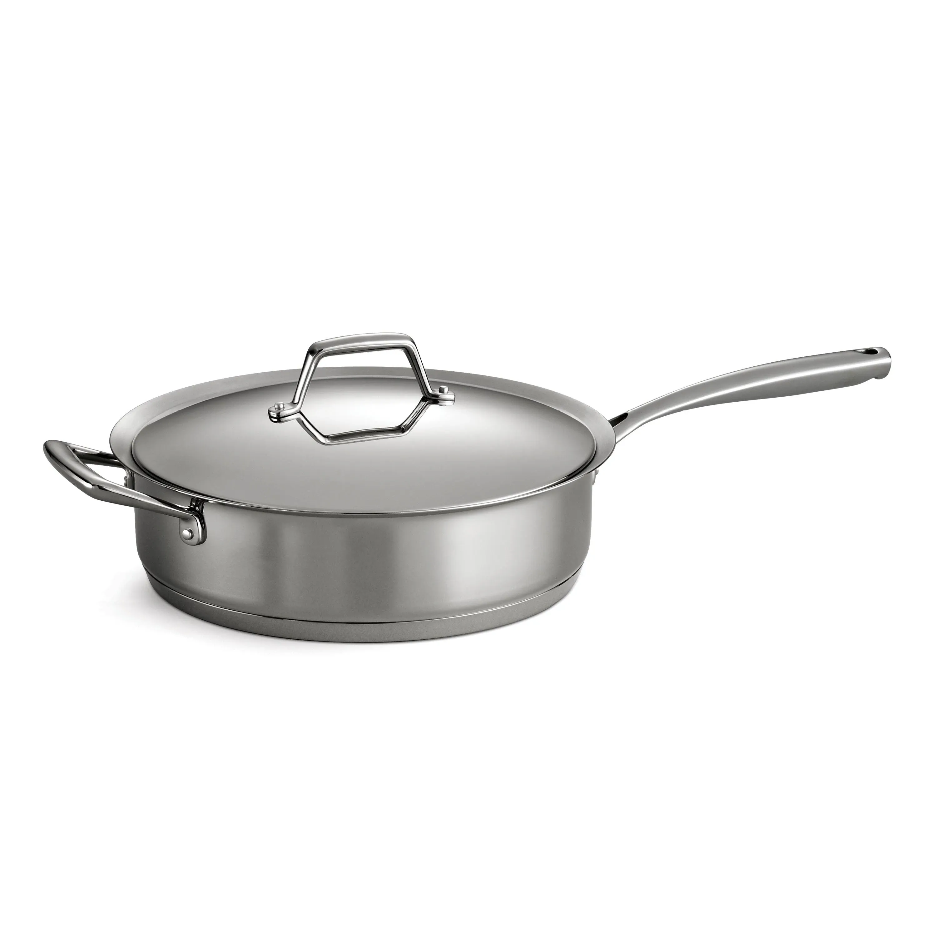 Tramontina Gourmet 5 qt Prima Stainless Steel Covered Deep Saute Pan