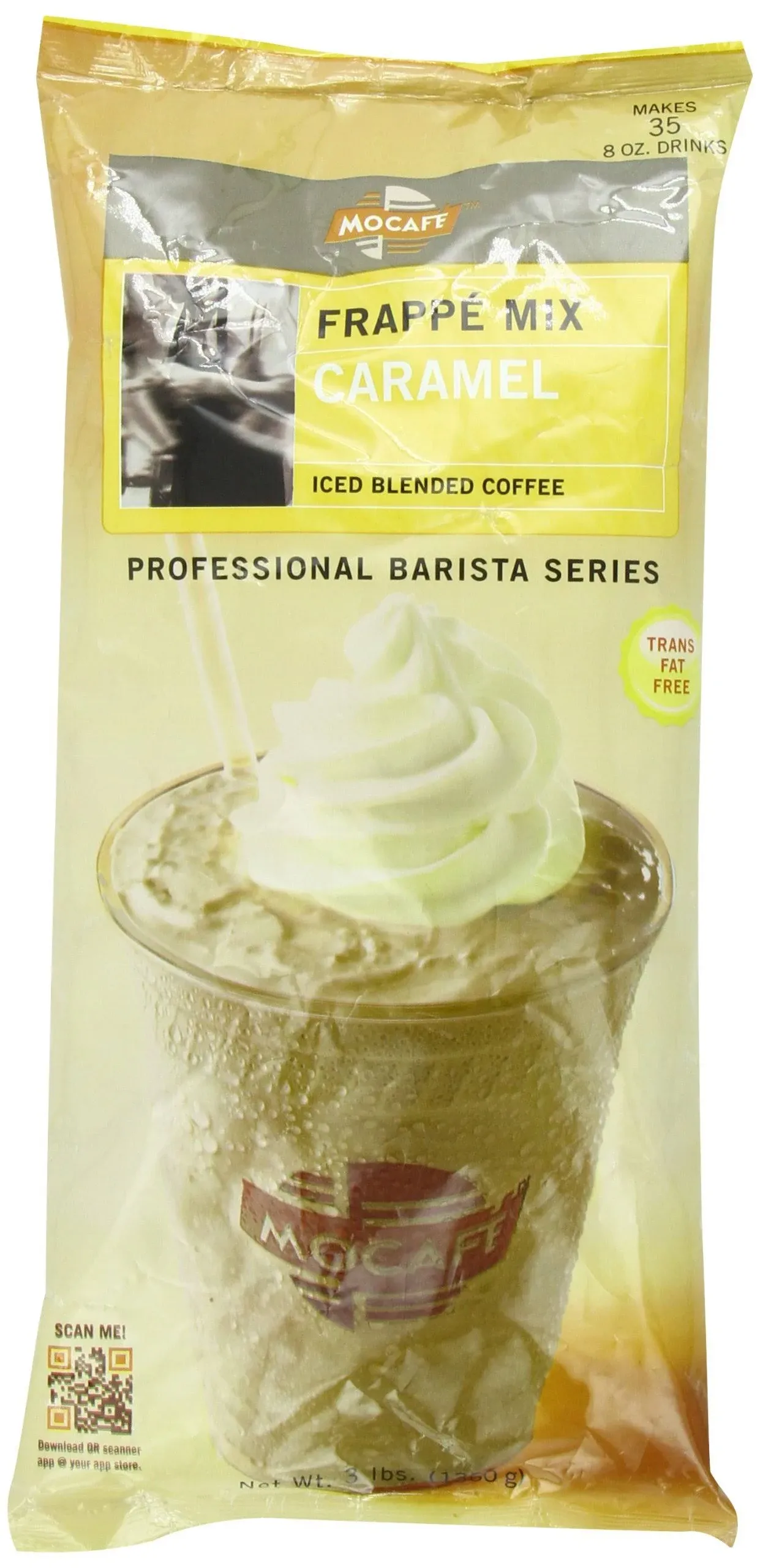 Mocafe Frappe Caramel Ice Blended Coffee 3-Pound Bag