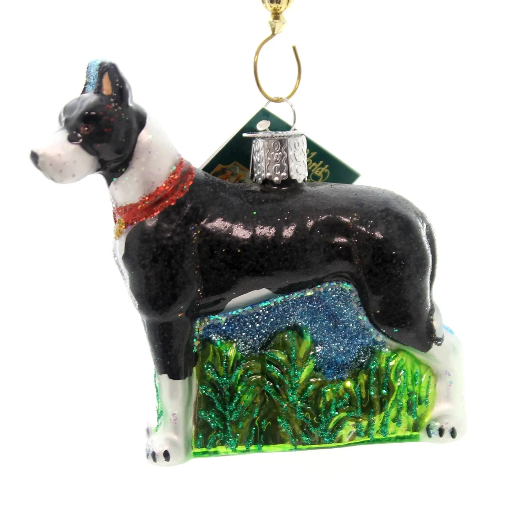 Old World Christmas GREAT DANE Glass Apollo Of Dogs Best Friend 12474, 3.5 In H X 1 In X 3.5 In D - Contemporary - Christmas Ornaments - by Story Book Kids Inc | Houzz