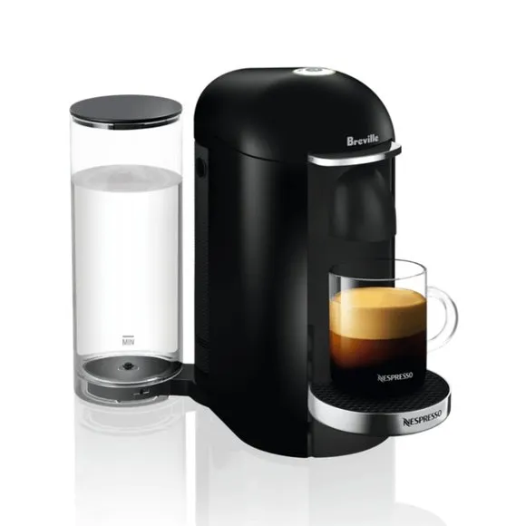 Nespresso VertuoPlus Coffee and Espresso Machine by De'Longhi with Aeroccino Grey