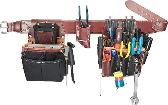 Occidental Leather Adjust-to-Fit FatLip Tool Bag Set