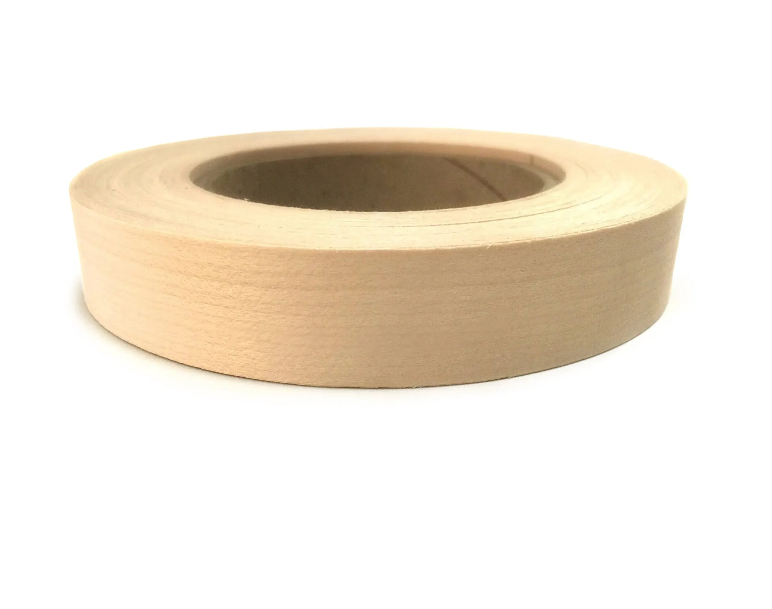 Edge Supply Maple 3/4' x 50' Preglued Wood Veneer Edgebanding Roll - Flexible Wood Tape, Easy Application Iron on with Hot Melt