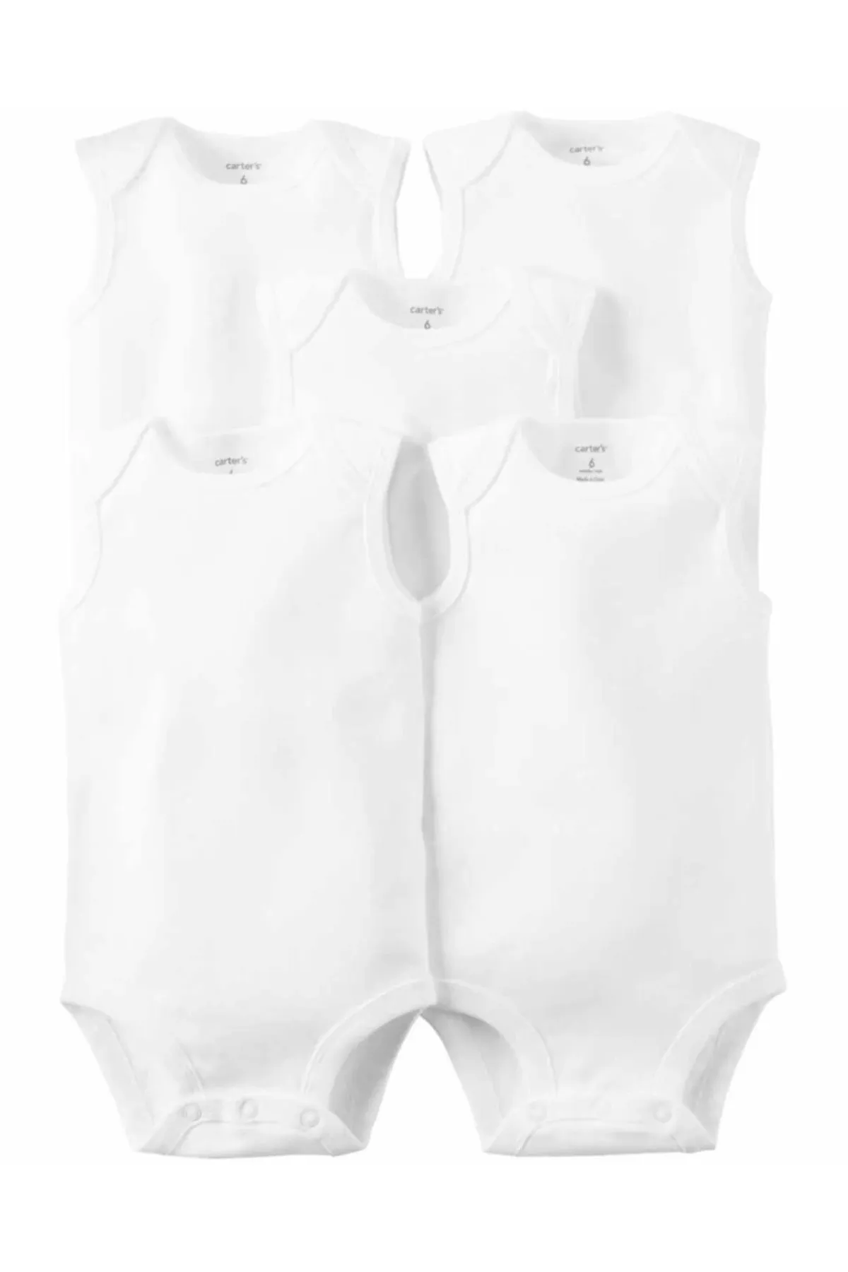 Carter's Unisex 5-Pack Baby Sleeveless Bodysuits