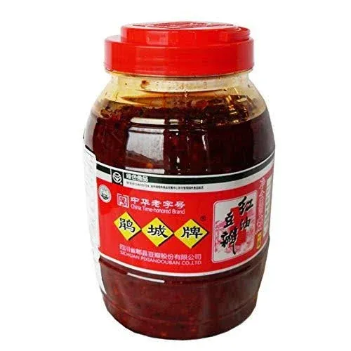 Sichuan Pixian Boad Bean Paste with Red Chili Oil - 42.5 oz (1200g) | Hong You Dou Ban