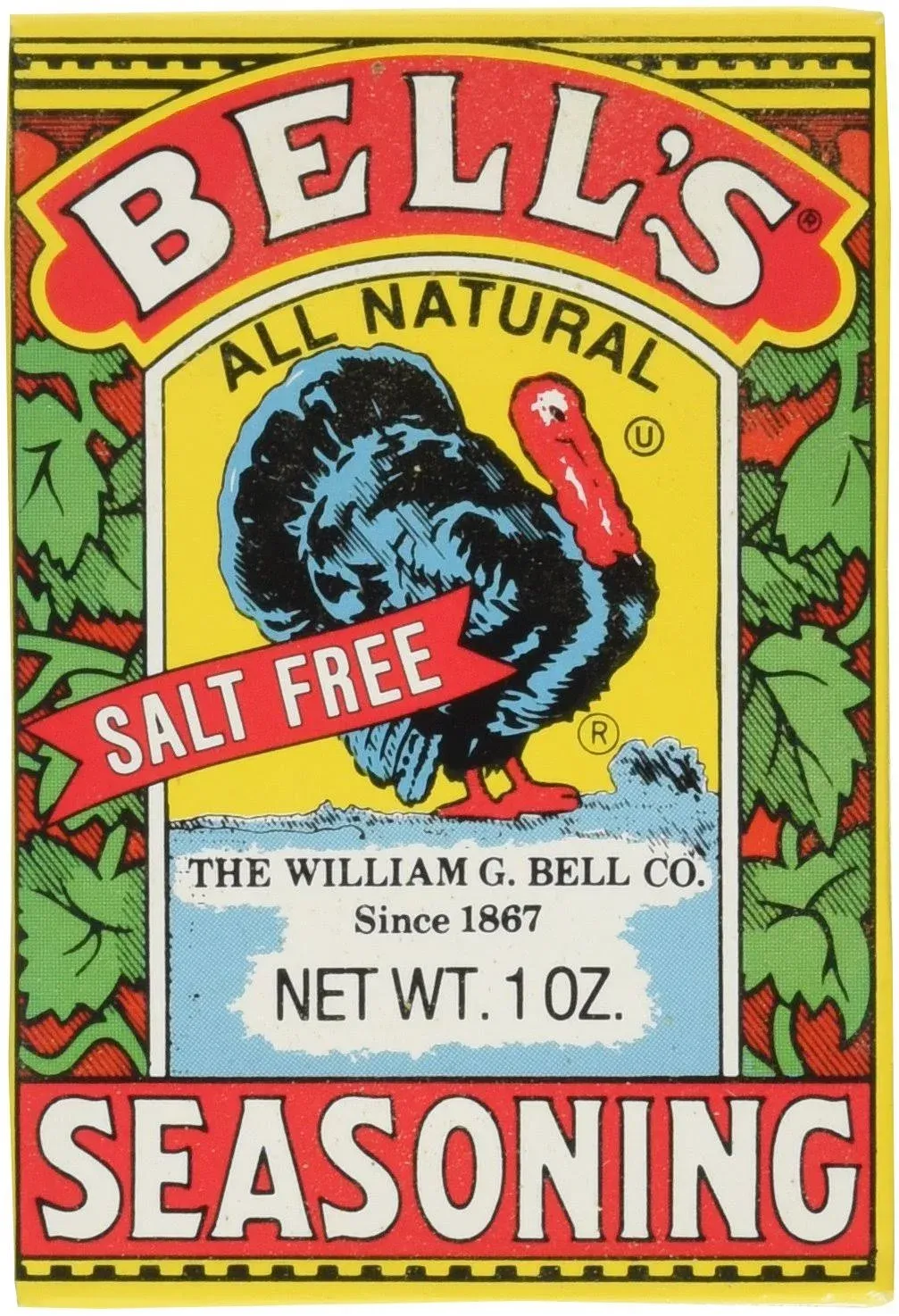 Bell's Poultry Seasoning - Pack of 6 Boxes, 1-Ounce Each