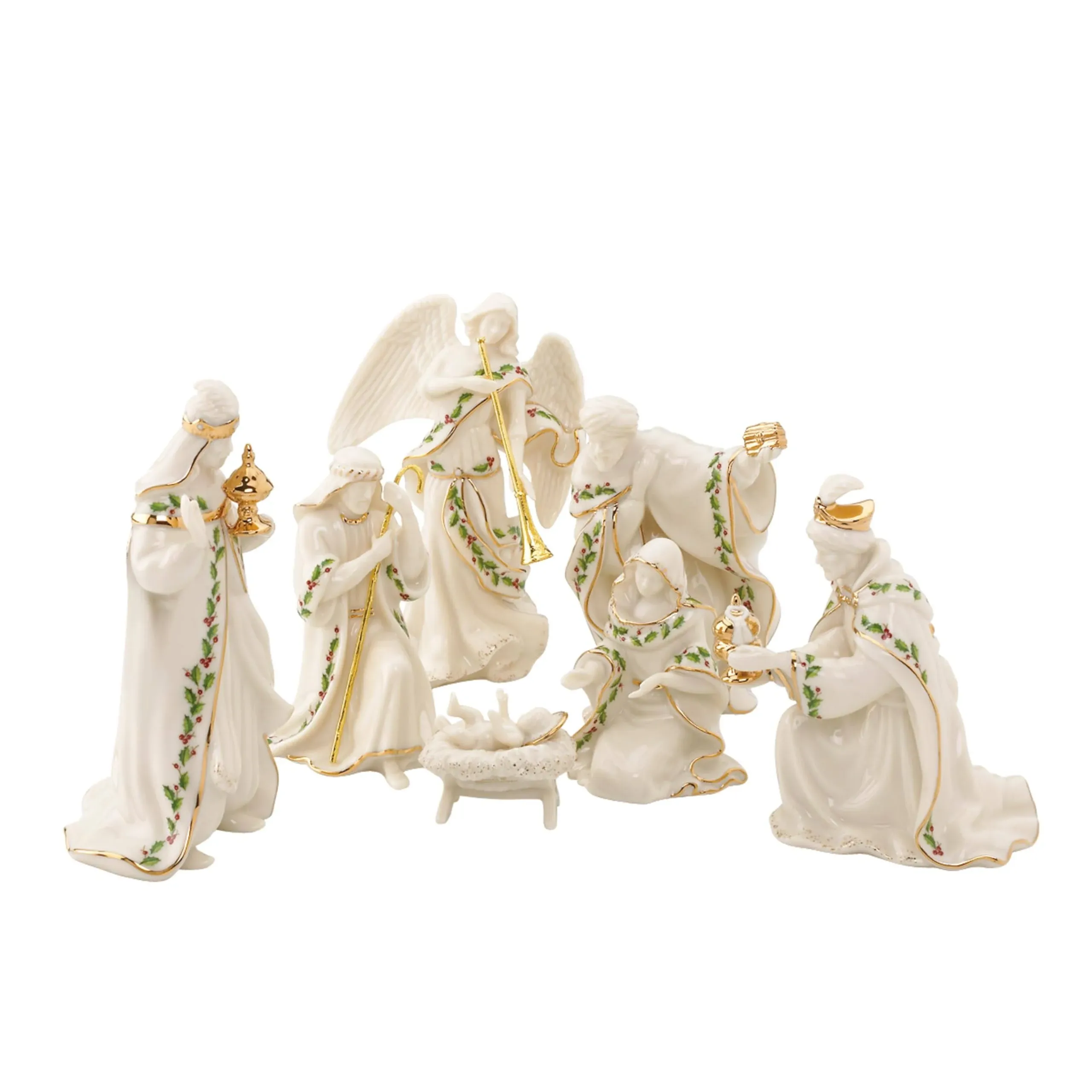 Lenox 806053 Holiday 7-Piece Mini Nativity Set, Ivory